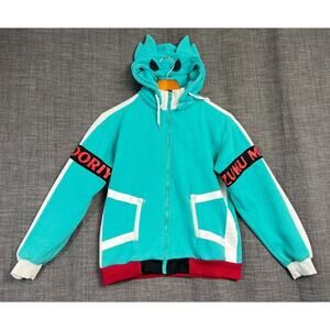 Teal Anime-Inspired Women's Jacket